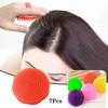 7Pcs Hair Scalp Exfoliator Brush Dandruff Cleaning Brush Flexible Scalp Massager Brush Shower Scalp Shampoo Brush