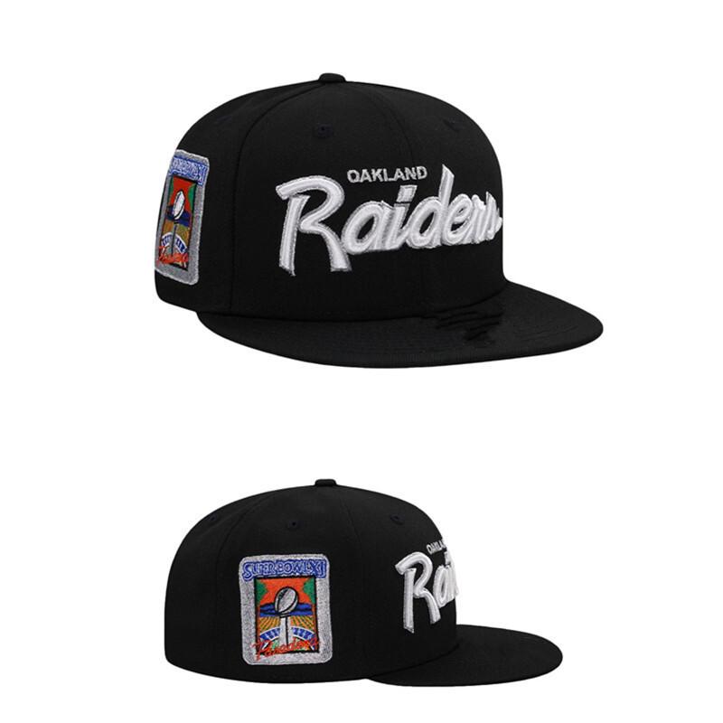 Nfl New Embroidered Buckle Cap Flat Edge American Football Team Cap Pirate Hat Visor Sa Baseball Cap