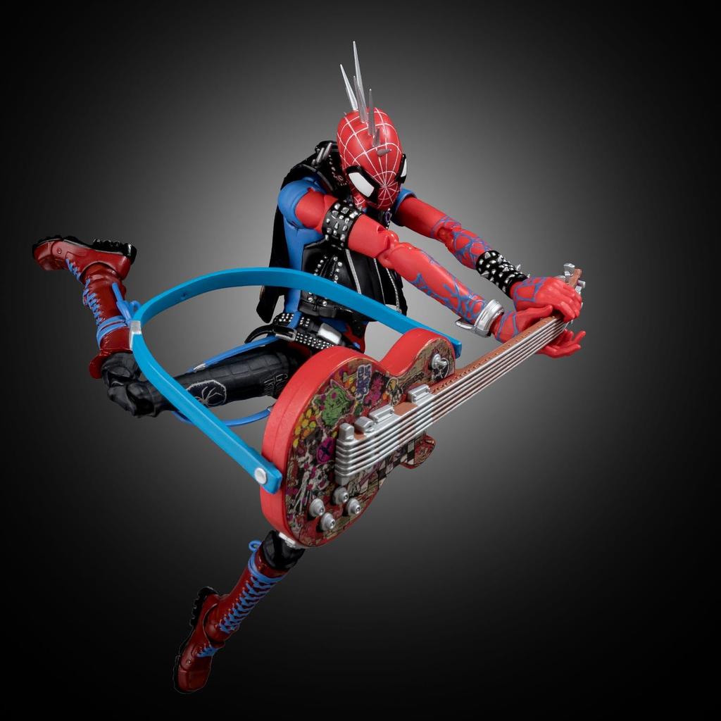 Across the SV Action Approximately 180mm PVC ABS Painted Action Figure Spider-Man Spider-Verse Spider-Punk, &