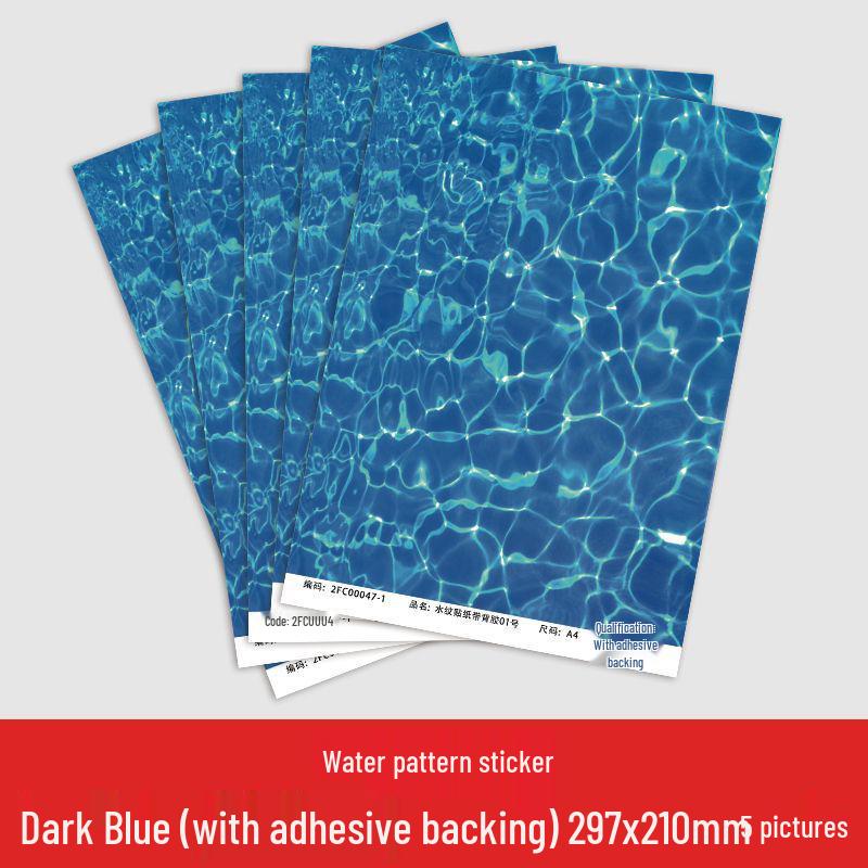 Crab Kingdom DIY Water Ripple Sticker for Micro-Landscape Models.