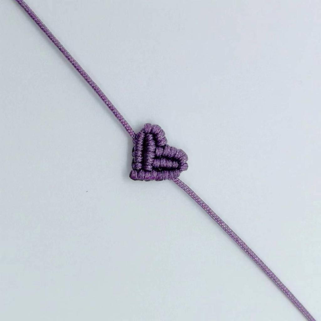 Handarbeit Handgestrickt Pfirsich Herzförmig Glücksbringend Rotes Seil Armband Verstellbar Damen Beste Freundin Anhänger Einfach Herren Paar Liebende Geschenk