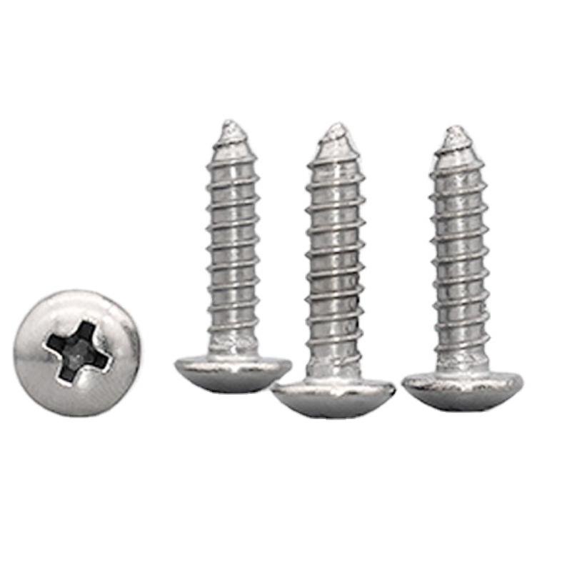 1PC Head-OD-9/11mm M4 M5 x 6 8 10 12 15 16 20 25 30mm TA2 GR2 Titanium Button Phillips Pan Head Self-Tapping Screws