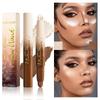Double-head Highlight Shadow Stick Face Bronzer Contouring Pen Foundation Cream Concealer Makeup Base Beauty Women's Cosmetics