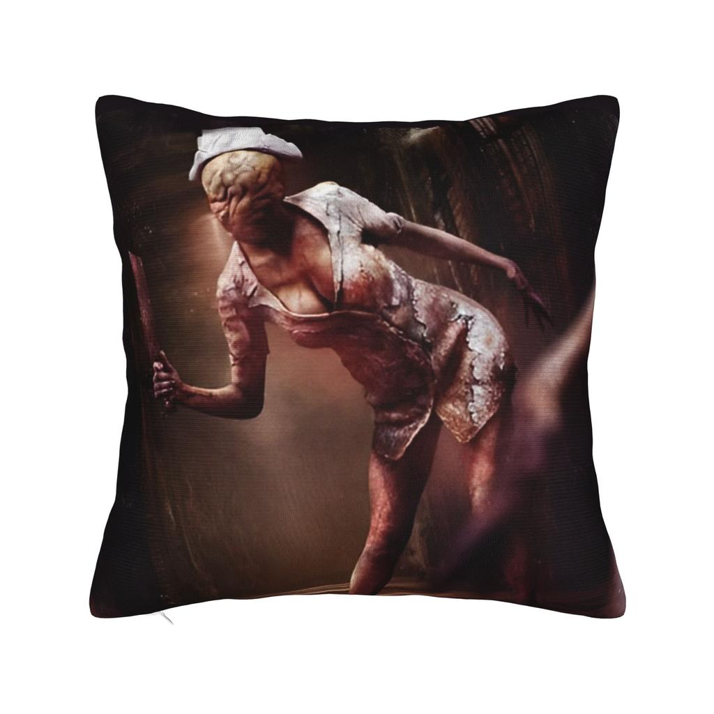 Lakeside Amusement Park Varsity Square Pillow Case Decorative Pillow Silent Hill Robbie the Rabbit Customized Cushion Covers