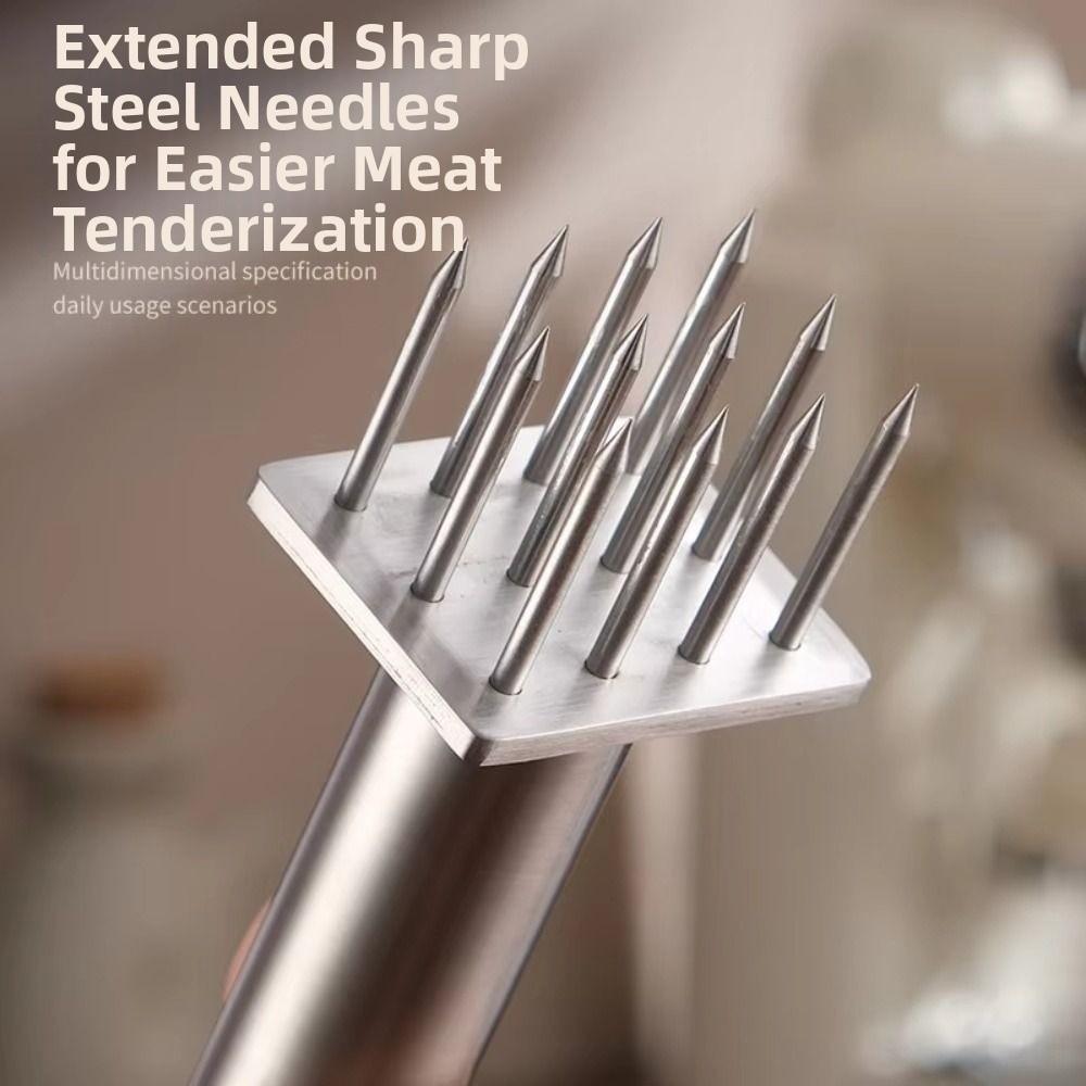 304 Stainless Steel Meat Tenderizer Professional Tool Kitchen Hitting Mallet Meat Pounder  Roasting