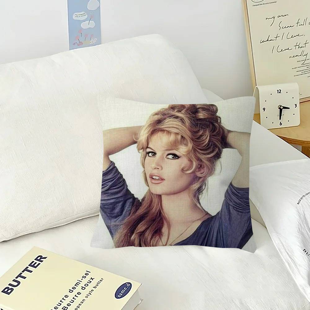Schönheit B-Brigitte B-Bardot-S Kissenbezug Kissenhülle Kissenbezug Wohnzimmer Sofa Heimdekoration Kundenspezifisch