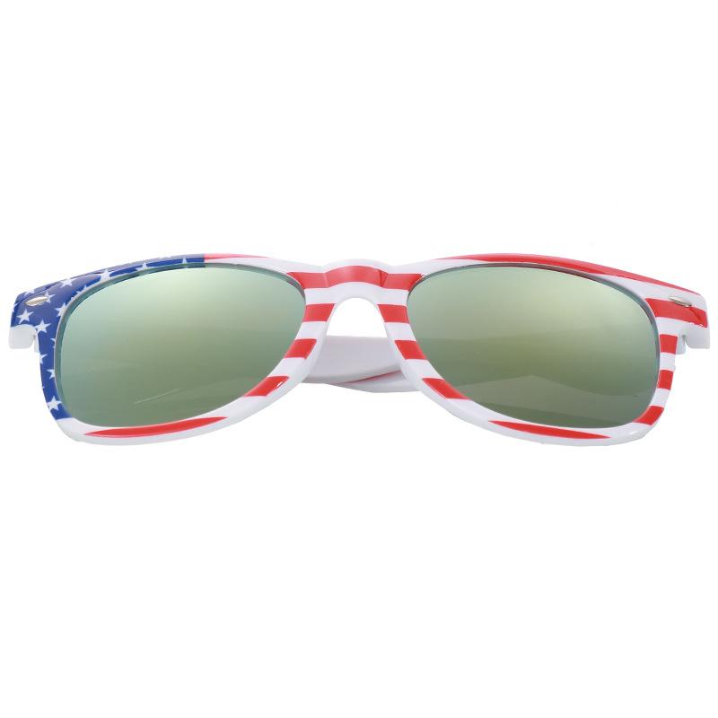 Classic Meters Nail American Flag Sunglasses Independence Day Sunglasses Party Decorative Glasses