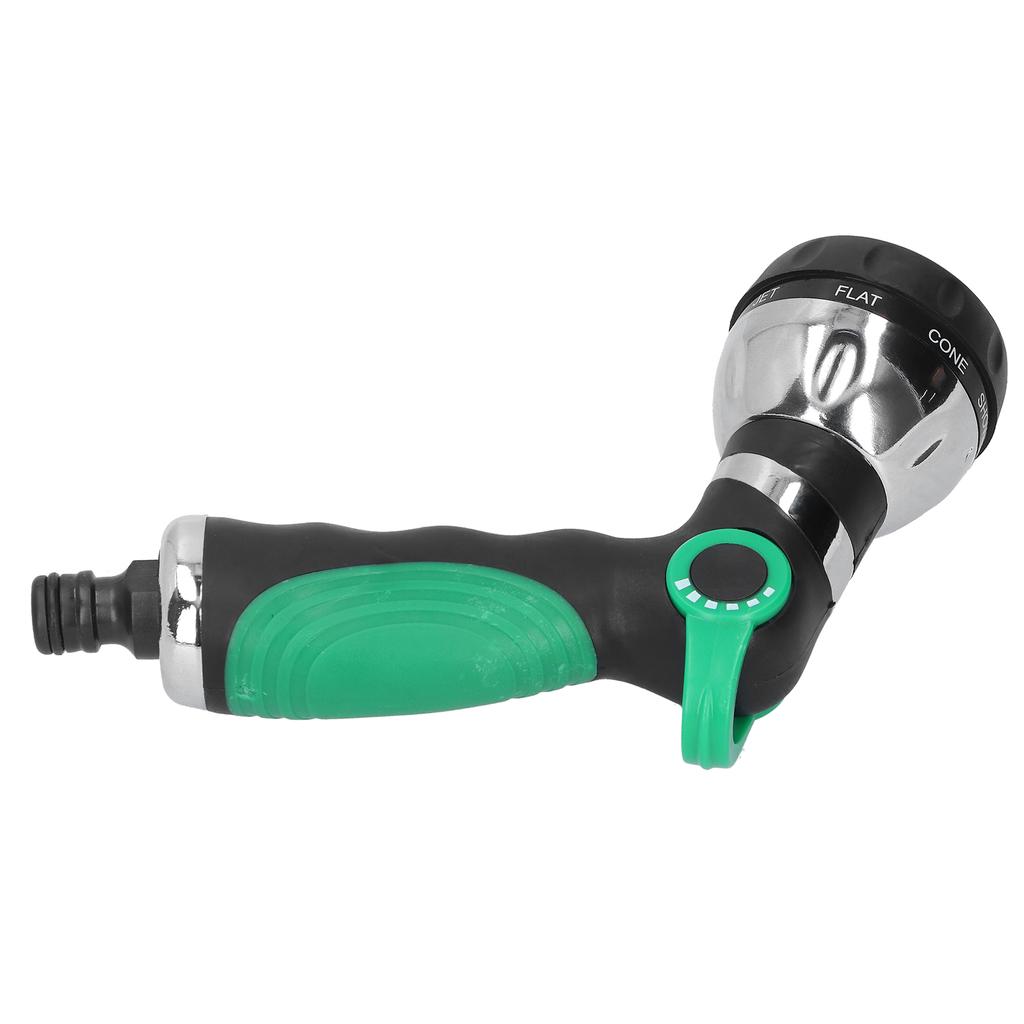 Garden Hose Spray Nozzle AntiSlip 8 Adjustable Patterns Water Sprayer Quick Connector Set(G3/4 )