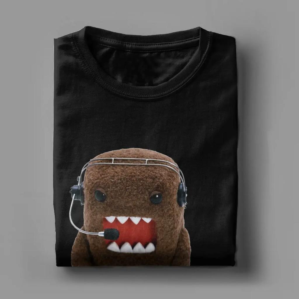 Men's T-Shirts DJ Domo Kun Doll Amazing 100% Cotton Tee Shirt Short Sleeve T Shirt Crewneck Clothes Unique