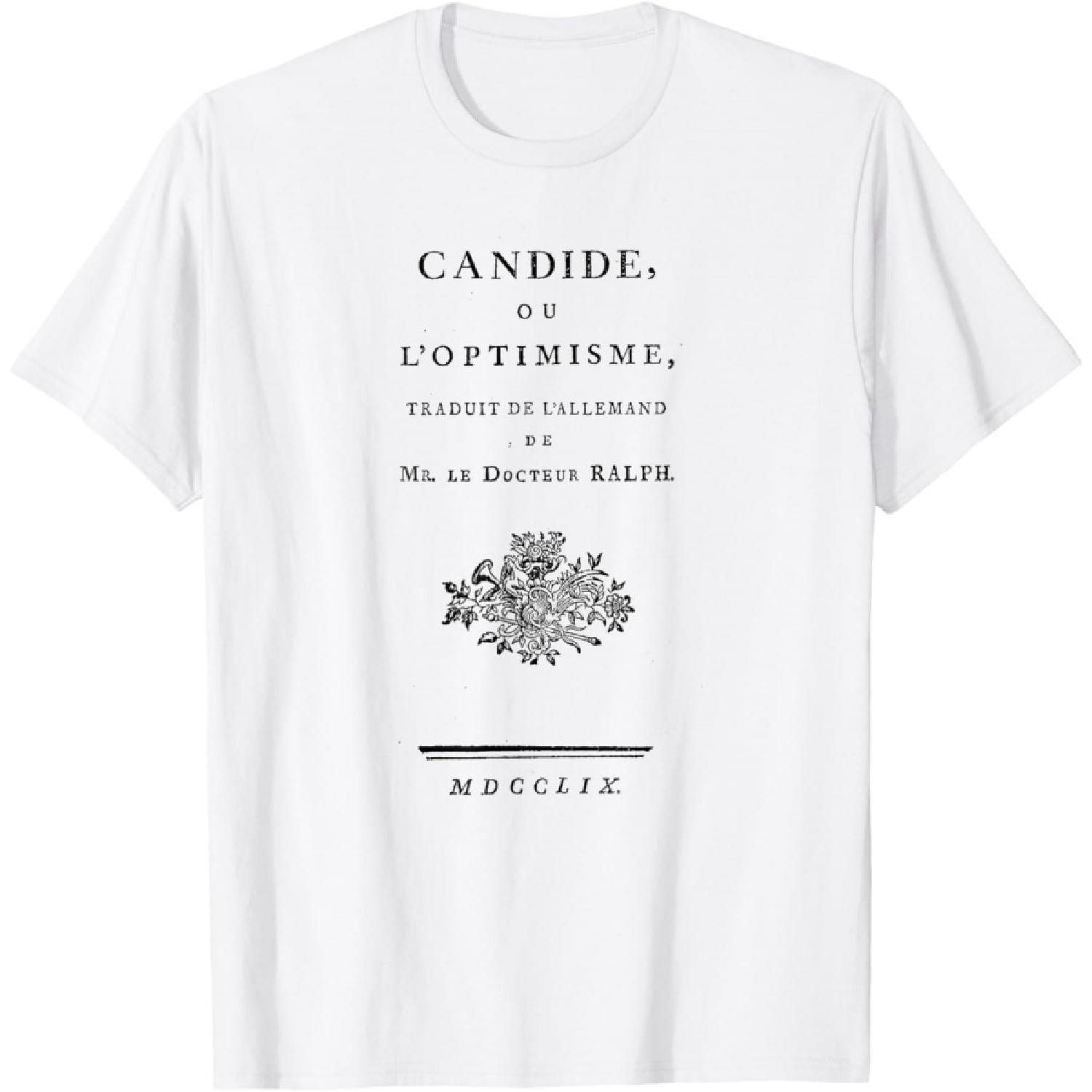 Candide or Optimism by Voltaire Title Page T-Shirt S