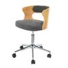 NorthOrange Bentwood Chair Leather Office Chair Home Chair with Casters Orga Natural Wood Beach Veneer Fabric Specifications (Beech) &