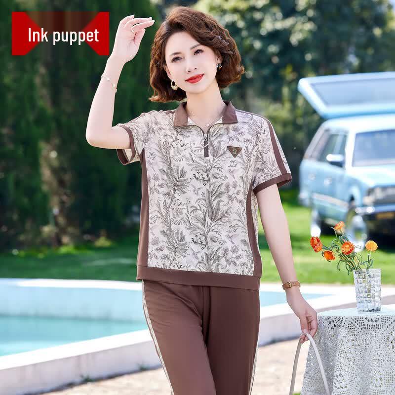 Women s Summer Casual Two-Piece Set 5XL