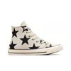 Converse Chuck Taylor Everyday Versatile Durable Breathable High-Top Canvas Shoes Women Sneakers Beige Black A09898C