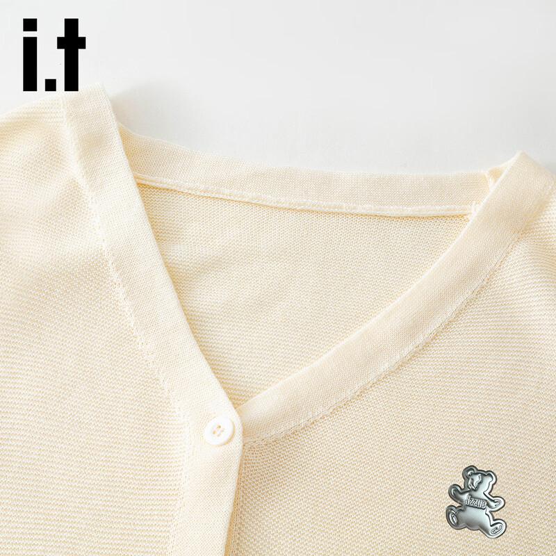 Izzue Women's V-Neck Fringe Knit Cardigan