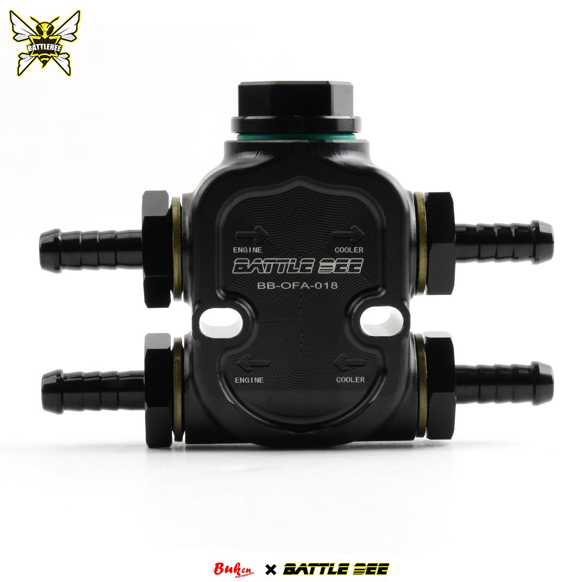 83°C/92°C Engine Oil Thermostat Adapter Transmission Cooler Thermostat For Universal Automotive Engines BB-OFA-018 9.6mm fitting-70C