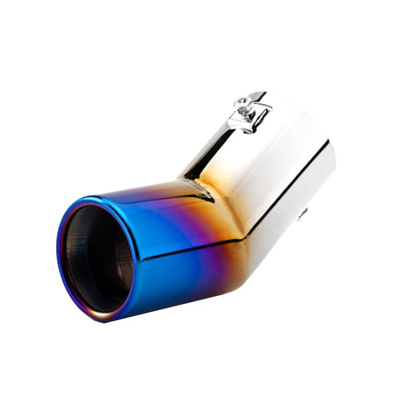 For Volkswagen Old Bora Jetta Car Universal Exhaust Pipe Decorative Curved Tailpipe