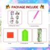 6Pcs Acrylic Daisy Animal Fridge Stickers Diamond Art Fridge Magnet Diamond Painting Refrigerator Magnet for Car Mailbox Decor