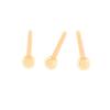 2024 Invisible Glass Ear and Nose Studs: Lead-Free, Nude, 0.8-2.0mm