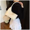 High-end niche bag women's new fashion simple messenger bag versatile shoulder armpit bag