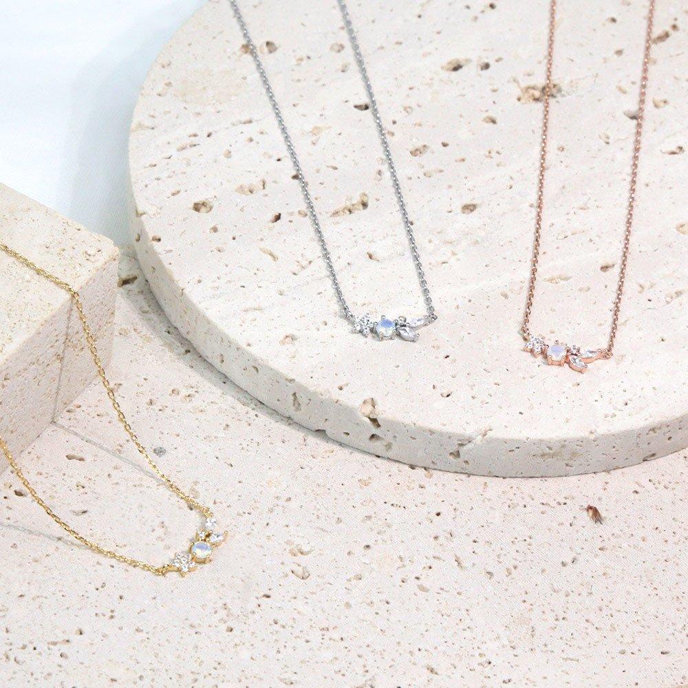 Dieuamour Leilani Necklace Brass+14Kgp