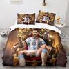 Football Star Three-Piece Quilt Cover 3D Digital Printing Bedding Set Bed Cover