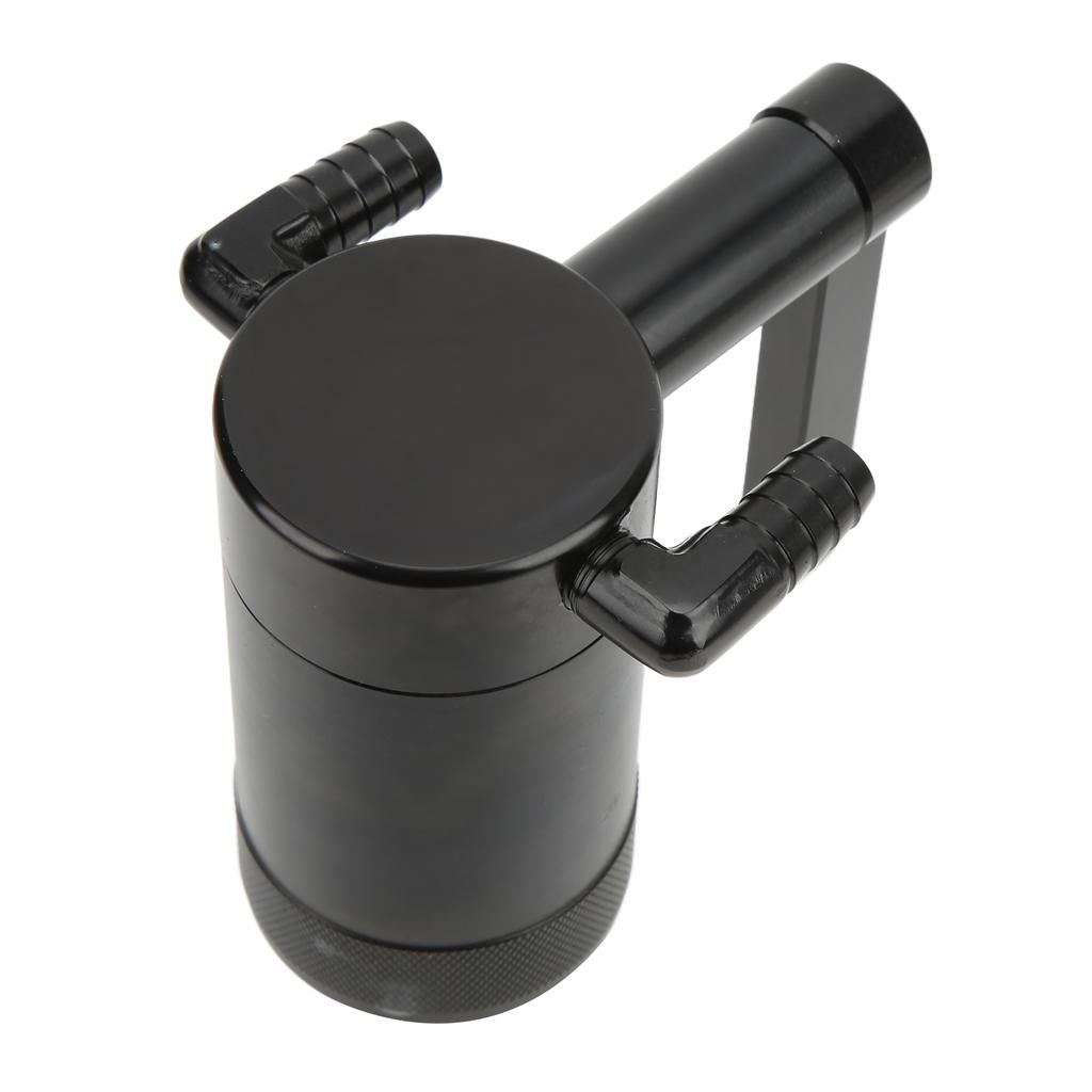 6.4L Black Billet Aluminum Billet Catch Can with Bracket Replacement for Chrysler 300 2011‑2021