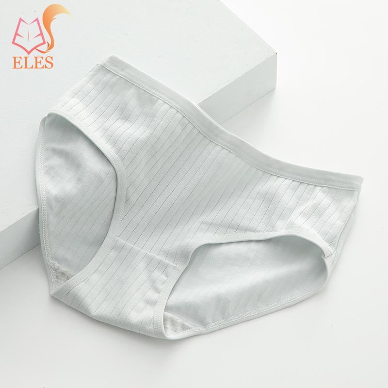 Dámské spodní prádlo Bavlna Krásné kalhotky se středním pasem Mladá dívka Antibakteriální kalhotky Jednobarevné Dospívající intimní prádlo