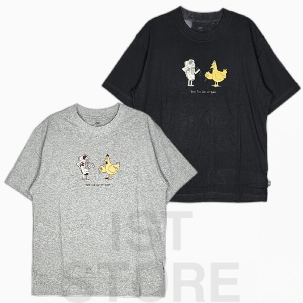 

New Balance Графическая футболка с курицей mT53936 (16)Light Gray/095(M)