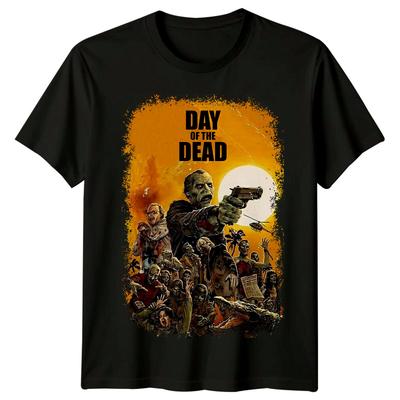Dia de los Muertos (1985) Camiseta Inspirada en Póster de Película Retro Clásica Unisex