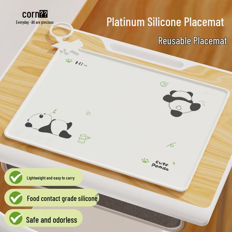 

Panda Food-Grade Silicone Kids Placemat