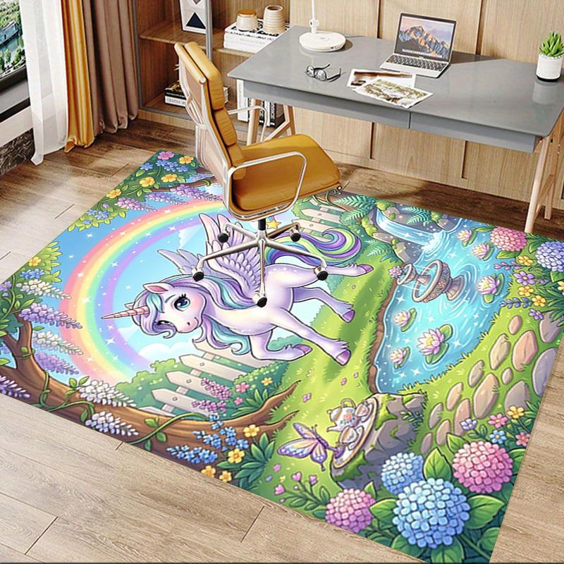 1PC Unicorn Fantasy Extra Large Non-Slip Floor carpet, Office, family, bedroom, Studio - Large Area RugJ0363