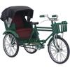 3 Wheel Rickshaw Model, Cute Rickshaw Model Small Compact for Bar (Green)