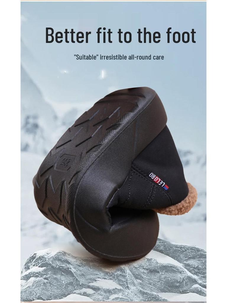 Koreanischer Stil Mode 2025 Winter Warm Wasserdicht Rutschfest Damen Schneestiefel, Plus Samt und Dicke Baumwolle Komfort.