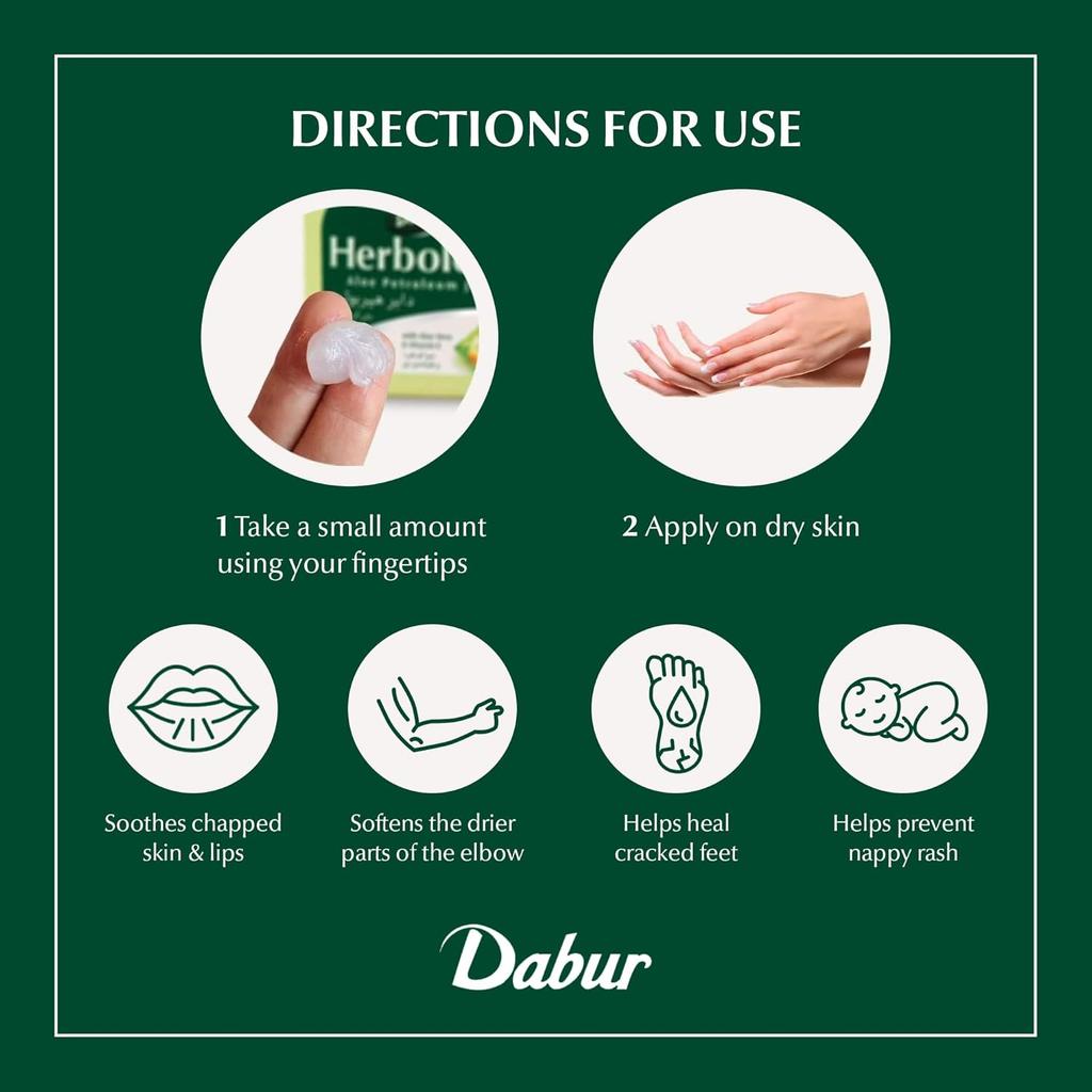 Vazelína na pleť Dabur Herbolene Aloe Vera 115 ml