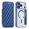 Magsafe Leather Case for IPhone 17 Air 16 Promax 15 Plus 14 Pro max 13 PM 12 iphone17 Card Holder Magsafe Flip Phone Cover