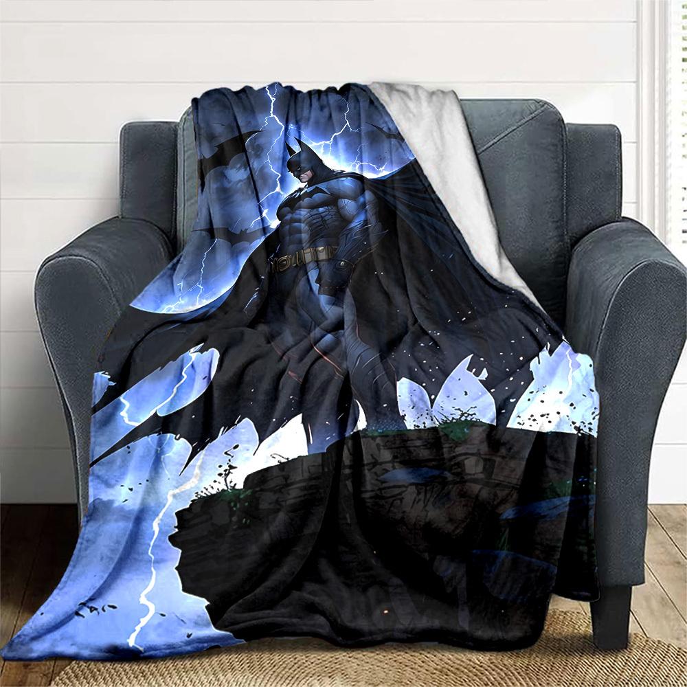 1pc Batman, Storm Flannel Blanket Soft Warm Throw for Home, Office, Travel, All-Season Cozy Bedding Gift L1381