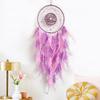  Feathered and Flower Beads Handwoven Dreamcatchers for Home or Party Wall Decors