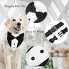 Dog tuxedo, dog suit, dog wedding bandana, necktie, adjustable  tuxedo