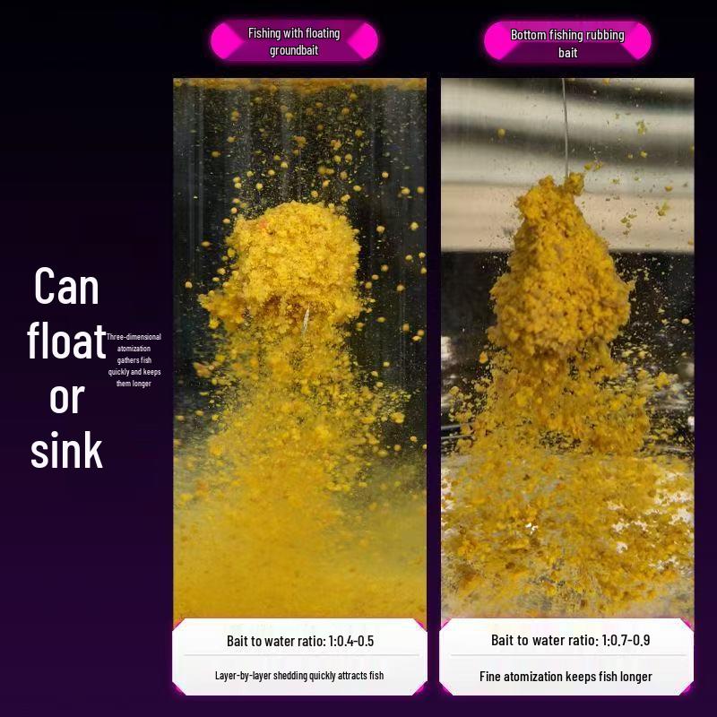 Liu Zhiqiang Multi-Species Fishing Bait: Carp, Bream, Silver Carp, Mixed, 900g