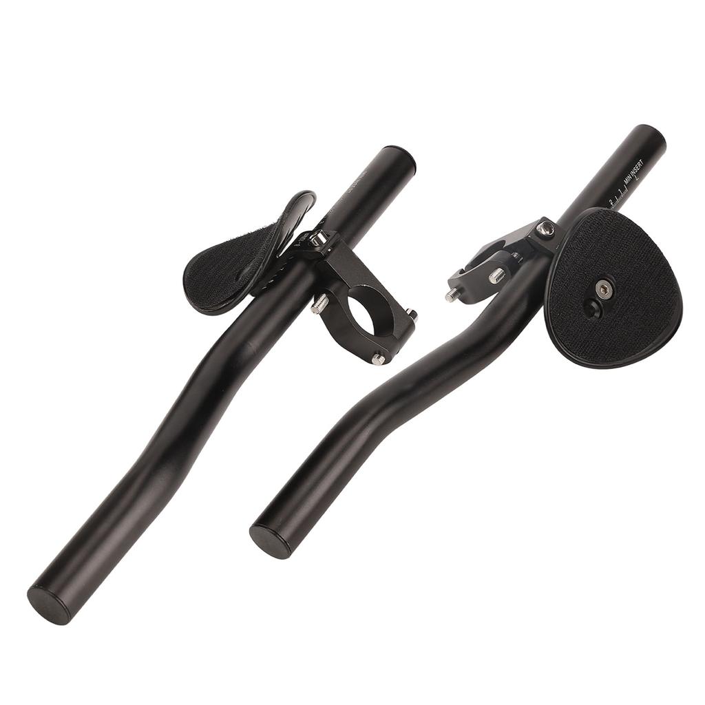2PCS Bike Aero Bars Mountain Bike Rest Handlebar Aluminum Alloy Road Bike TT Handle