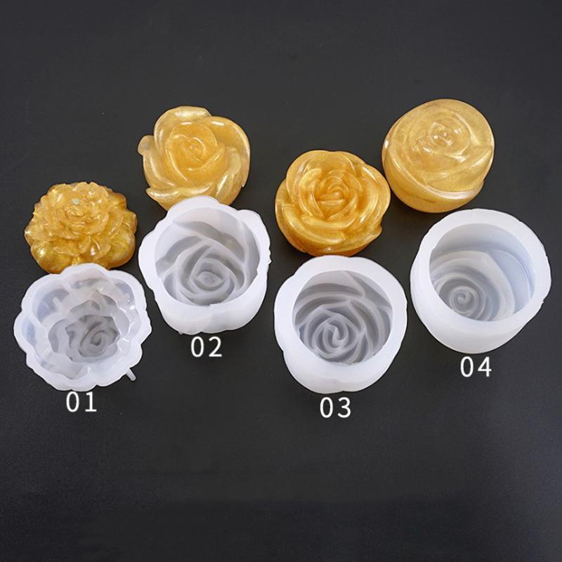 Moule En Silicone En Forme De Rose Pour Résine époxy – Loisirs Créatifs, Bijoux, Plateaux Décoratifs