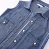 Women's Comfortable Fashion Denim Casual Cardigan Button Vest Jacket