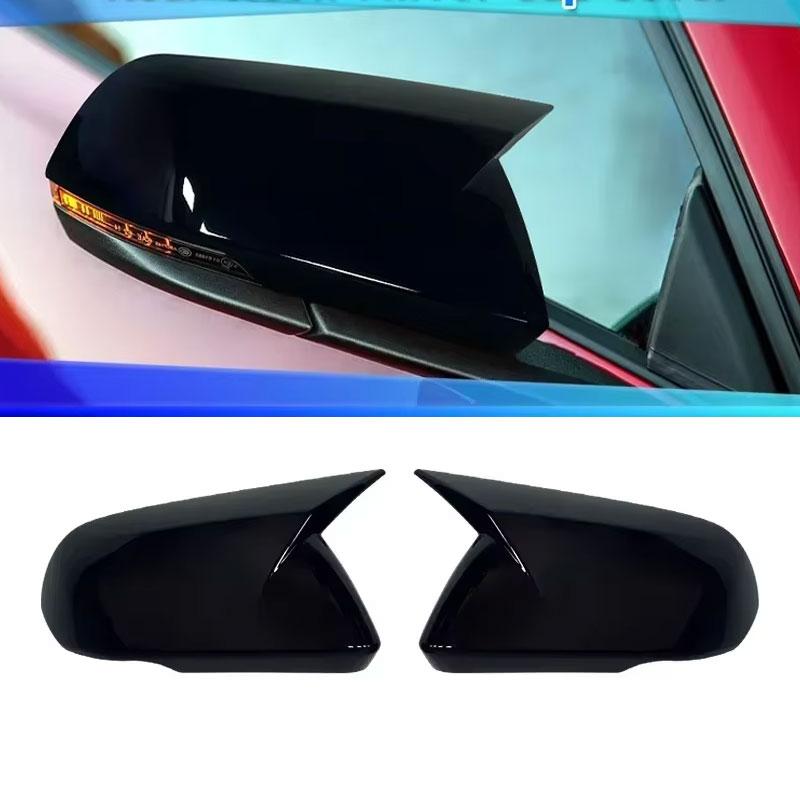 1 Pair Rearview Mirror Cover With/No Signal Light Fit For Ford Mustang 2015-2026 US Version Side Wing Mirror Cap Car Accessories