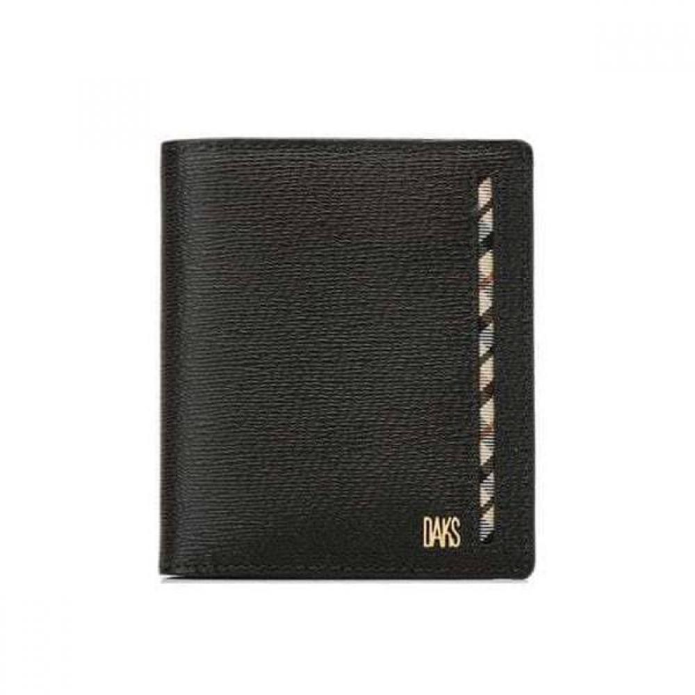 

Daks Brown Leather Gold Logo Wallet Dbwa5f913w3 Single option
