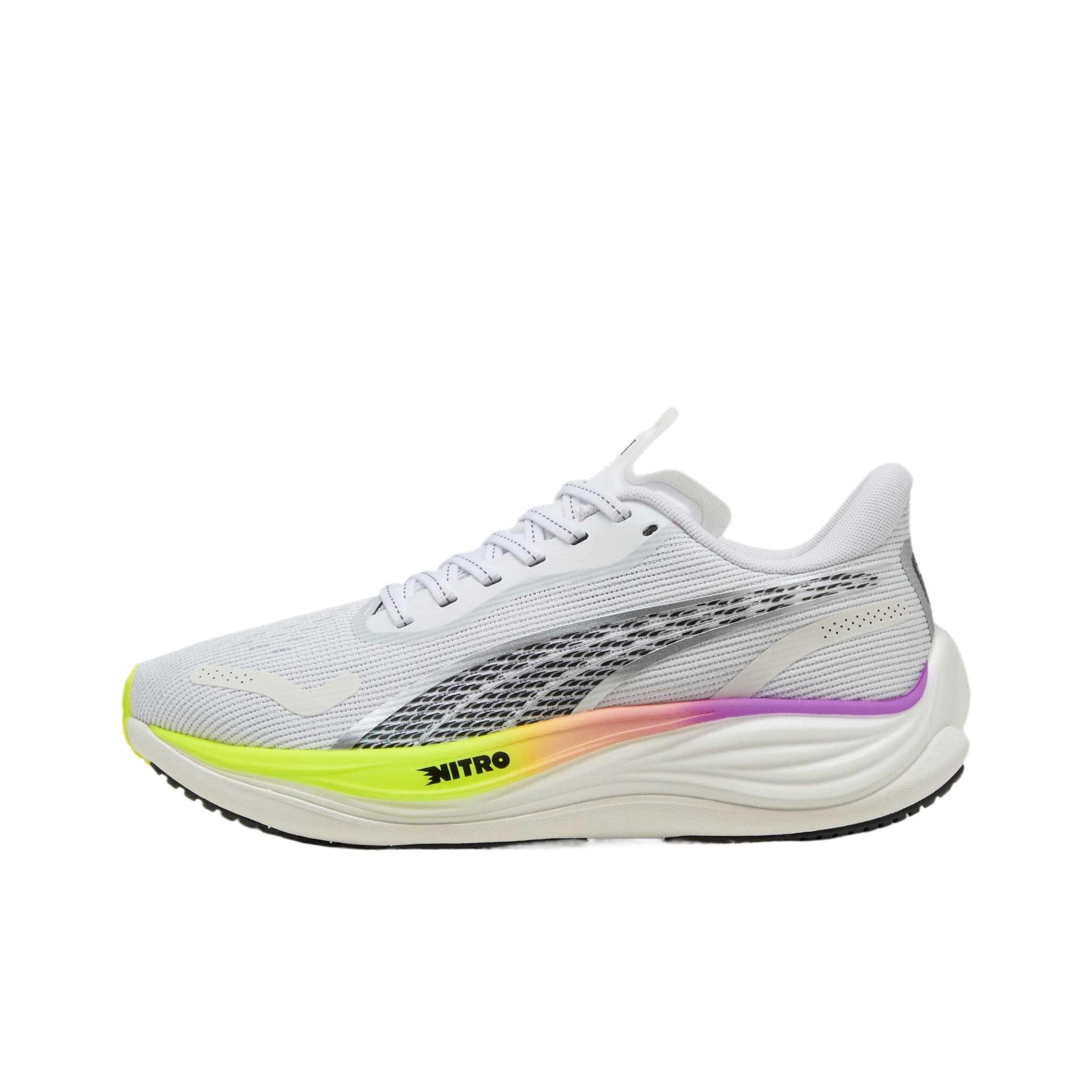 Puma Velocity Nitro 3 Белые Чисто Малиновые Женские Кроссовки 377749-18 35.5