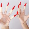 Witch Fingers Nails Halloween Costume Props Fake Witch Nose for Party Club