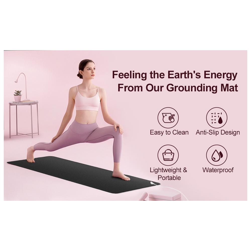 Grounding Mat, Grounding Mat for Bed 23.6 * 35.4. Earth Mat Grounding Pad, Grounding At Home
