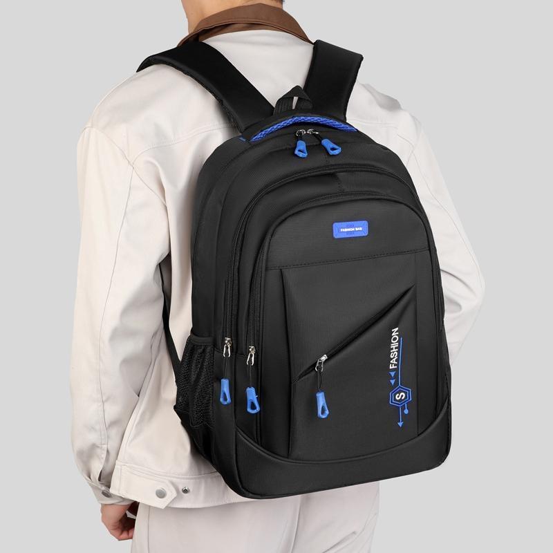 Unisex Rucksack, Trendiger Koreanischer Stil Rucksack mit Mehreren Fächern, Leicht Wasserdicht Großes Fassungsvermögen