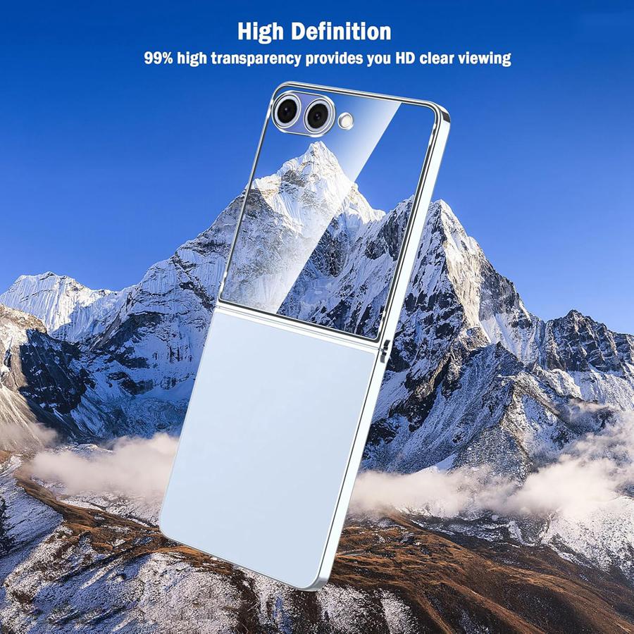 [3+3+3] 9IN1 HD Tempered Glass Outer Screen Protector +Soft Flexible TPU Screen Protector for Samsung Galaxy Z Flip 7 6 Flip7 FE Rear Camera Film