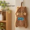 Cute Cartoon Hand Towel for Kids - Absorbent & Thick Hanging Towel for Kitchen or Bathroom